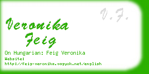 veronika feig business card